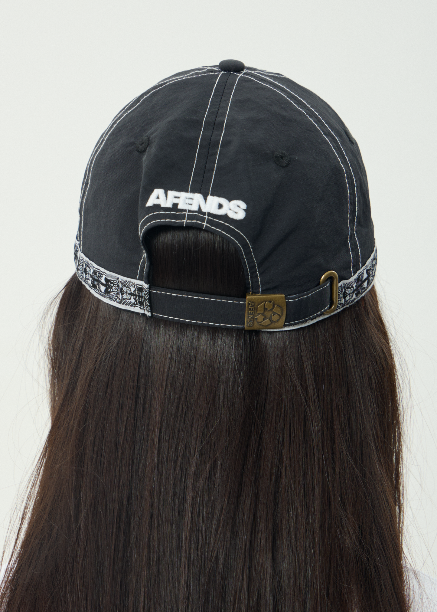 AFENDS Mens Boned - Six Panel Cap - Black