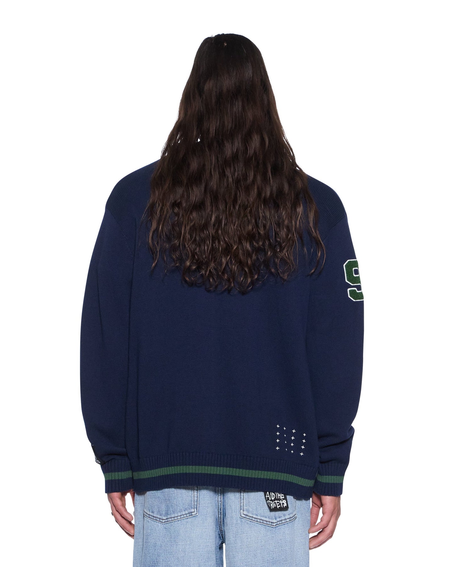 PLAYOFF CARDIGAN MIDNIGHT
