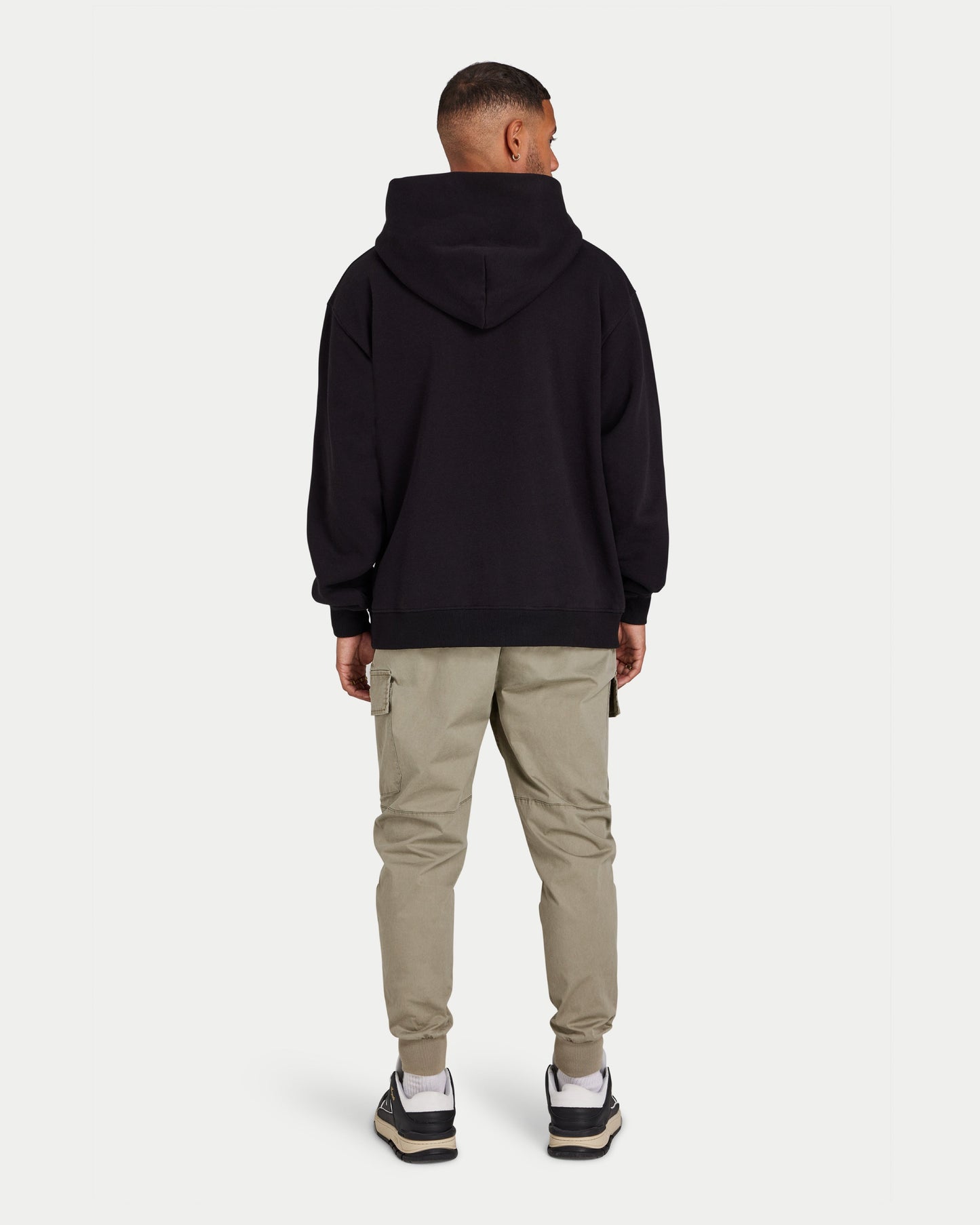 Mens Label Oversized Hoodie