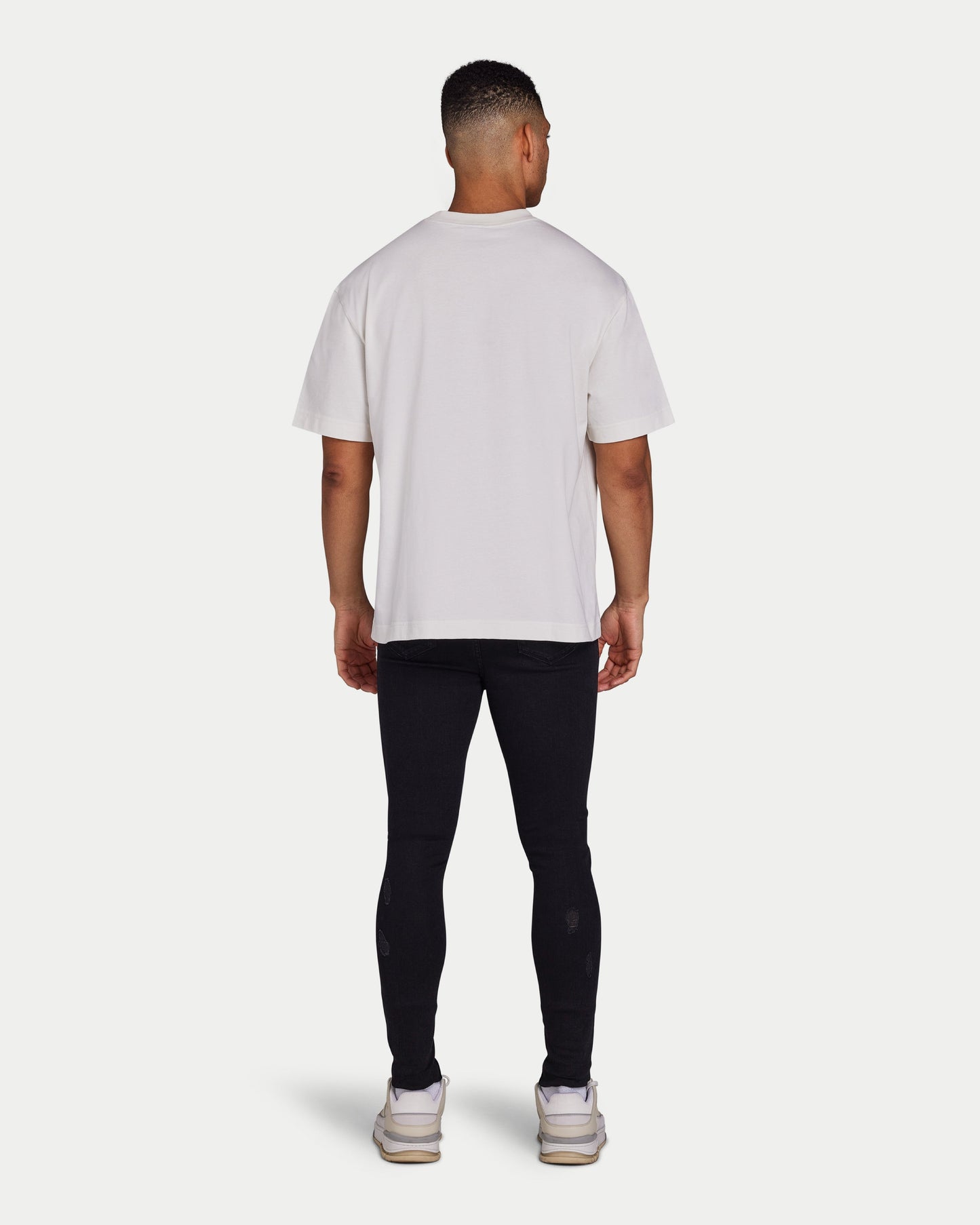 Mens Spray-on Ripped Jean