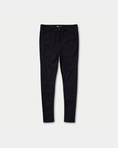 Mens Spray-on Ripped Jean