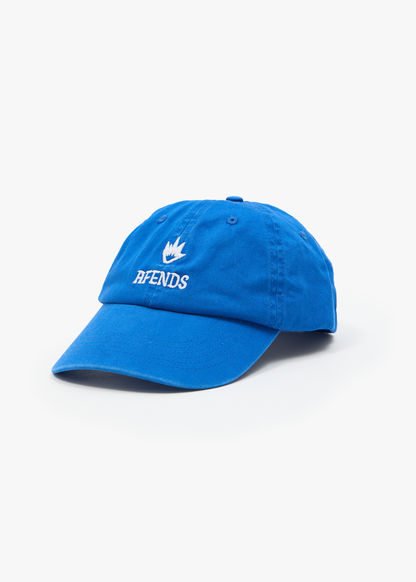 AFENDS Mens Burnin - Six Panel Cap - Washed Marina