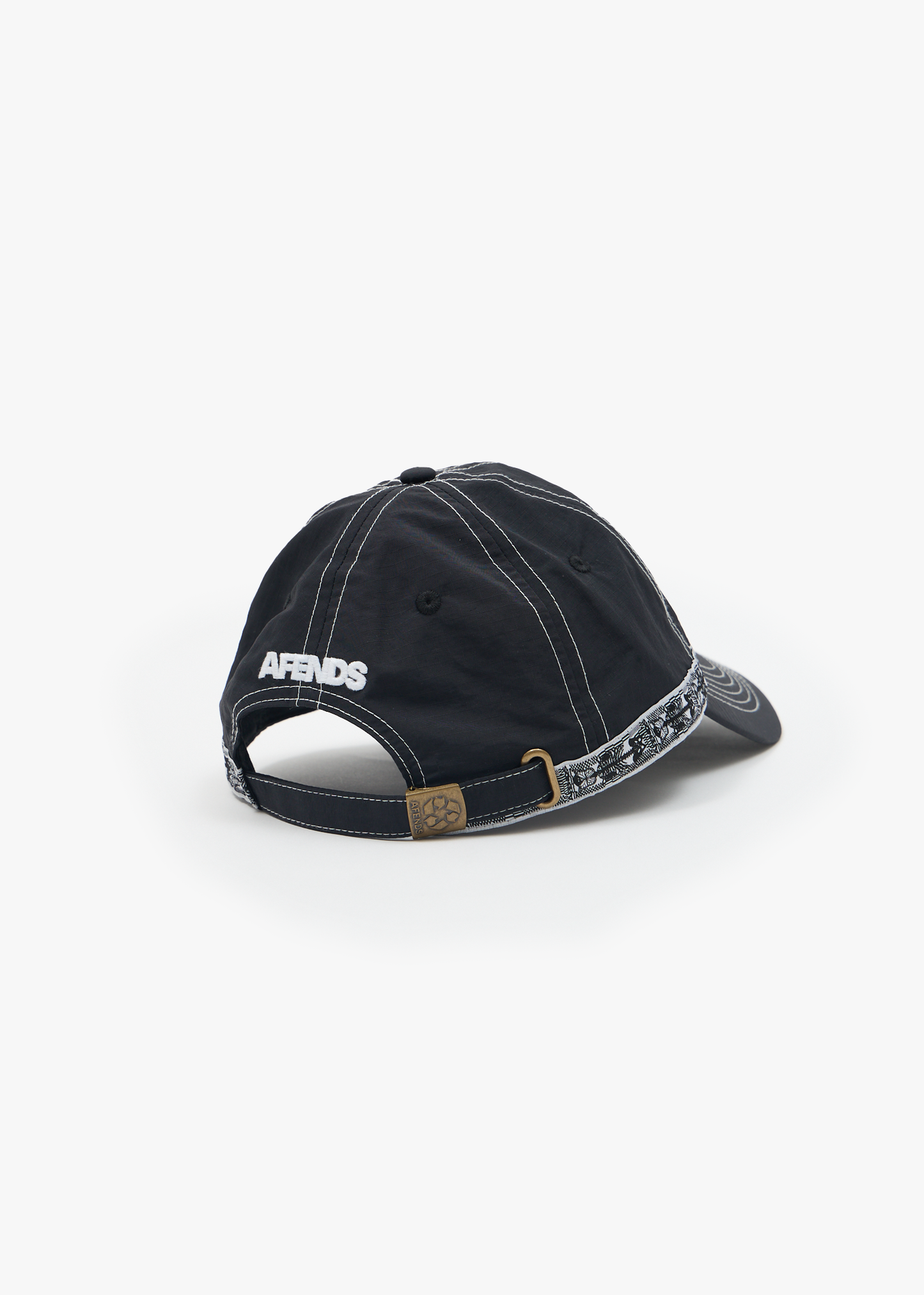 AFENDS Mens Boned - Six Panel Cap - Black