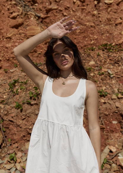 AFENDS Womens Jesse - Mini Dress - White