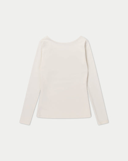 Womens Essential Dual Wear Long Sleeve Top