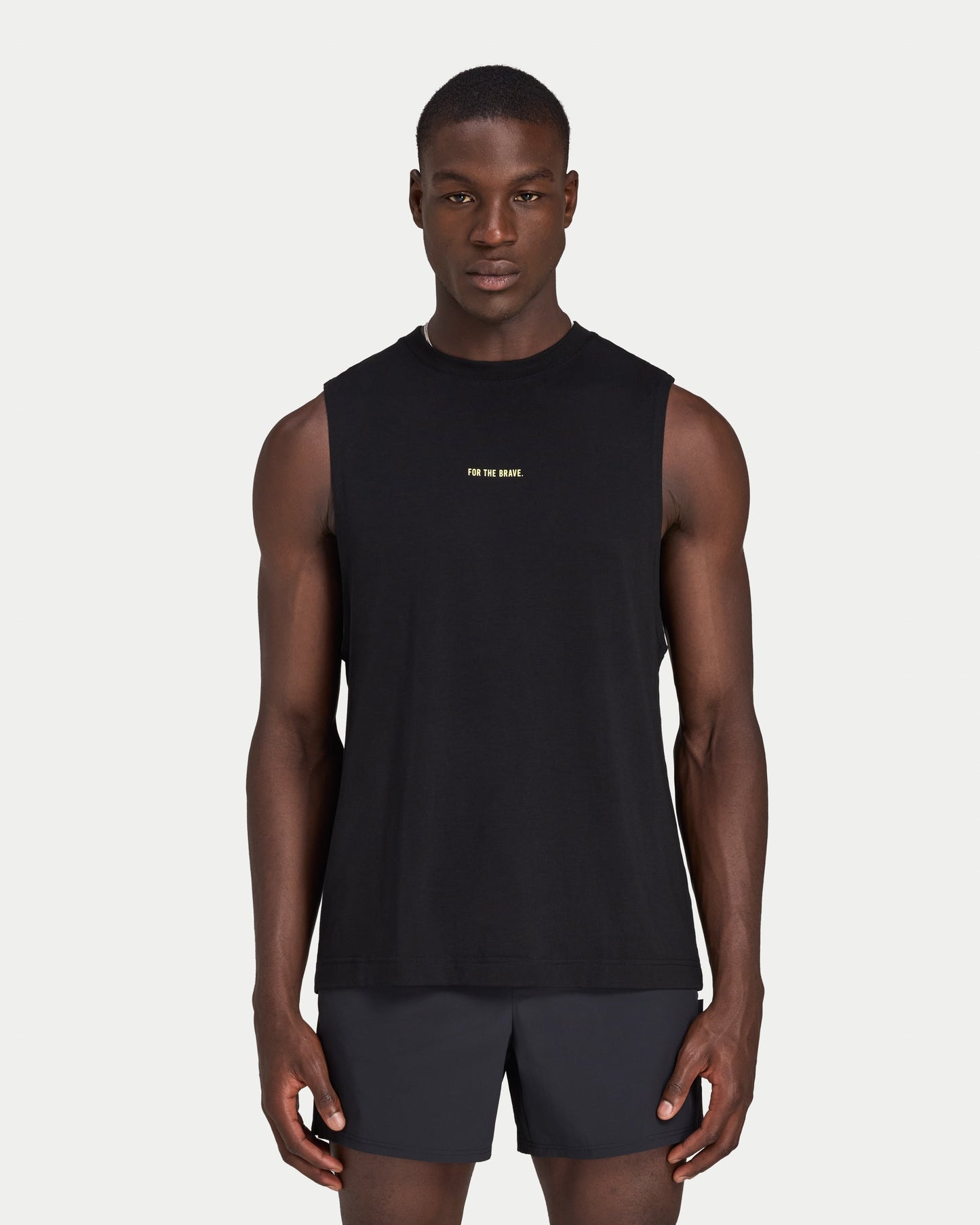 Mens For the Brave Oversized Tank
