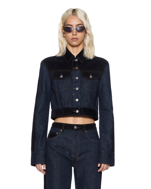 SLIM TRUCKER JACKET VIXEN SPLICED