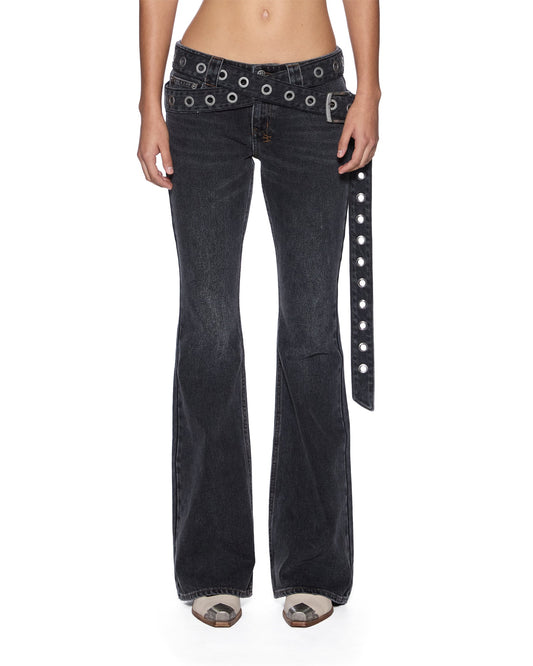 SOHO LO JEAN OPIUM BELTED