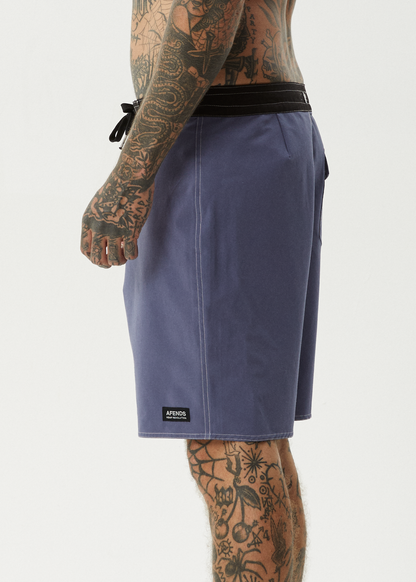 AFENDS Mens Surf Related - Fixed Waist Boardshort 20" - Marlin