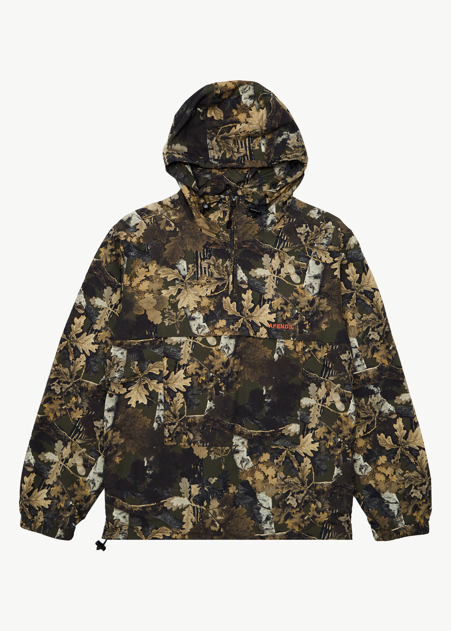 AFENDS Mens System -  Water Resistant Spray Anorak Jacket - Find Me