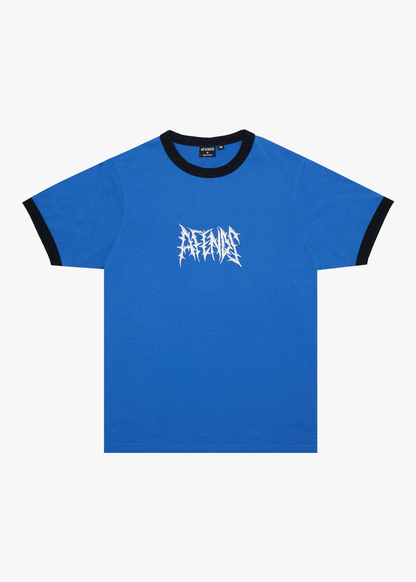 AFENDS Mens Rising - Ringer Tee - Marina