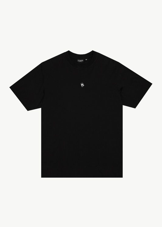 AFENDS Mens Flame - Retro Tee - Dark Olive / Black