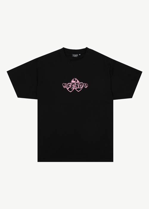 AFENDS Mens Mind Blow - Boxy Tee - Black