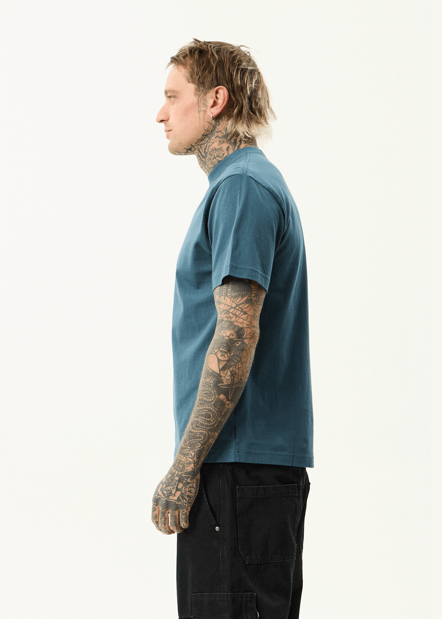 AFENDS Mens Huffenpuff - Retro Tee - Fuel