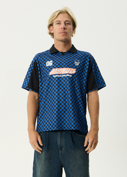 AFENDS Mens In'It 1000 - Sports Jersey - Marine