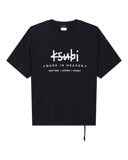 PLATED EKCESS SS TEE JET BLACK