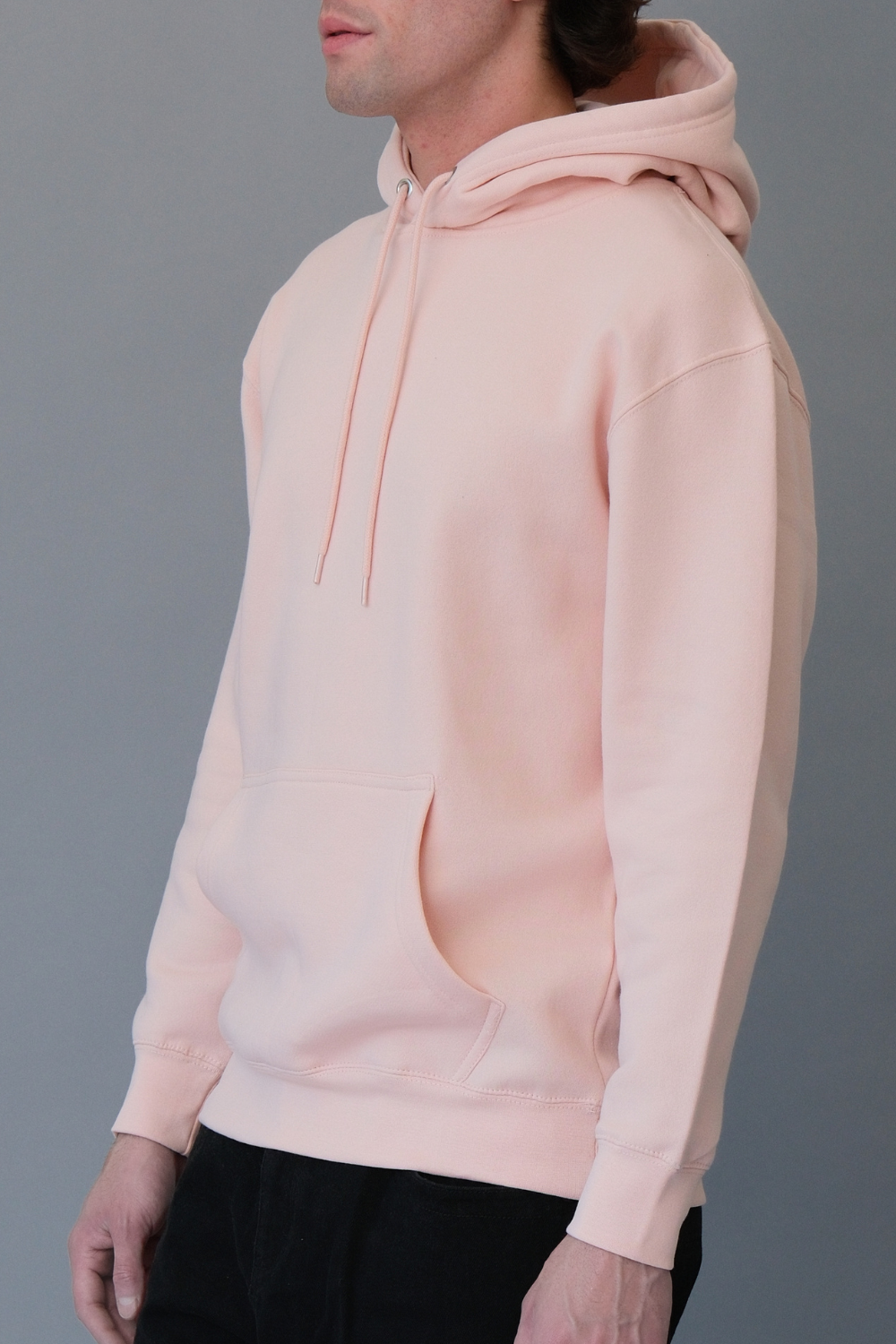 Pullover Hoodie with Metal Eyelets