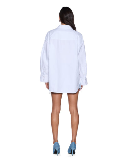 ASTRA LS SHIRT WHITE OXFORD
