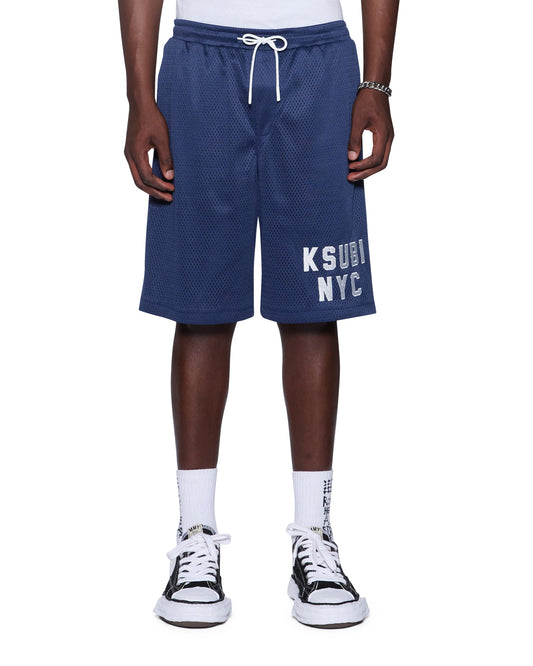 K-LOCK NYC MESH ROLL SHORT NAVY