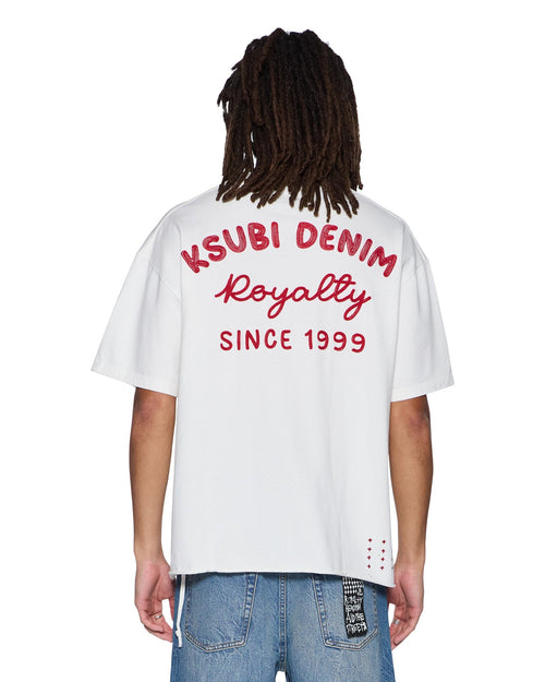 MEKANIK BIGGIE SS TEE VINTAGE WHITE