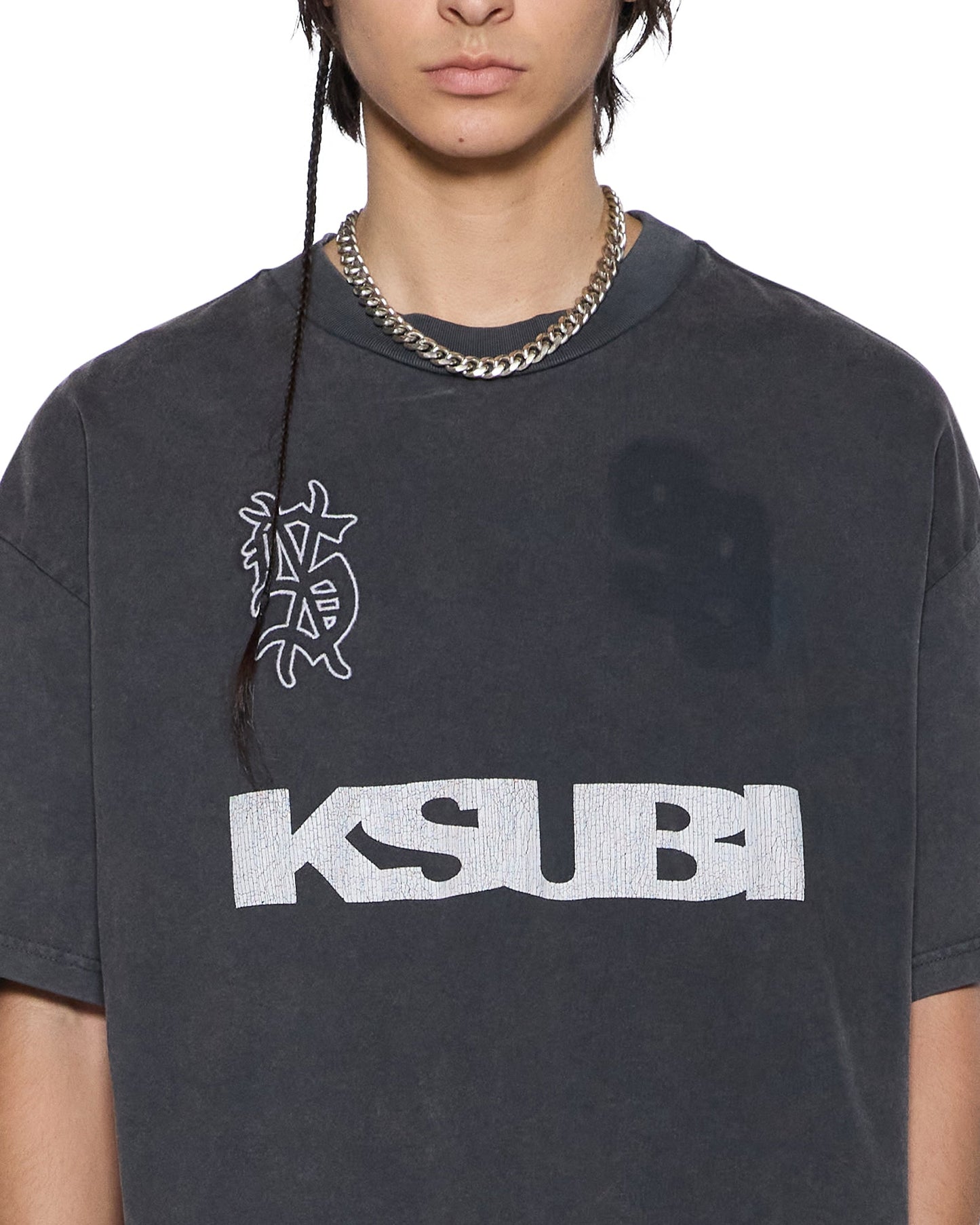 RUGGED EKCESS SS TEE BLASTED BLACK