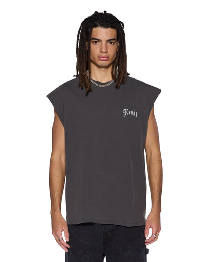 TRUCKSTOP EKCESS CUTOFF FADED BLACK