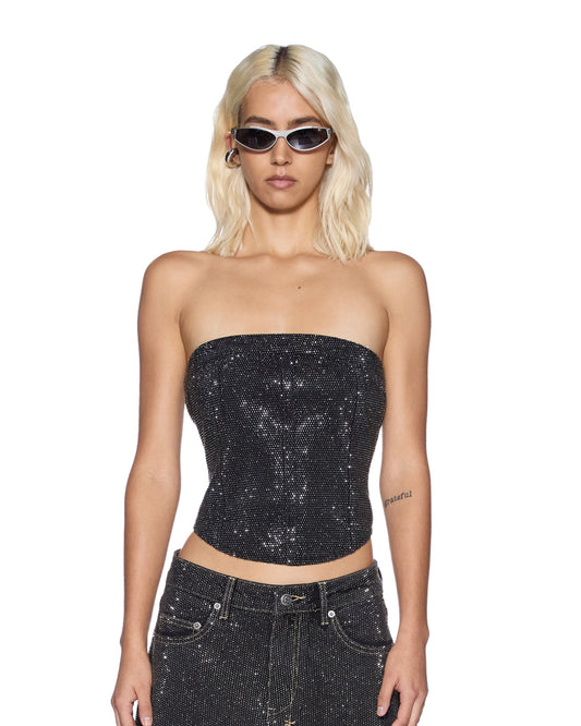 VAMPY BUSTIER OPIUM HIGH ROLLERS