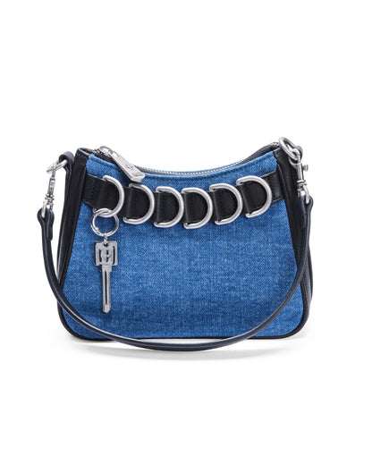 TRASH BAG MINI BLUE DENIM