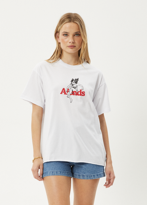 AFENDS Womens No Fury - Oversized Tee - White