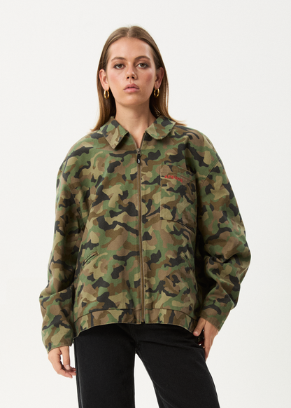 AFENDS Mens Hidden Oracle - Workwear Jacket - Hidden