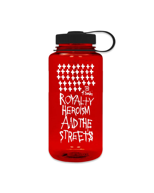 KSUBI X NALGENE 32 OZ POCKET TAG BOTTLE RED