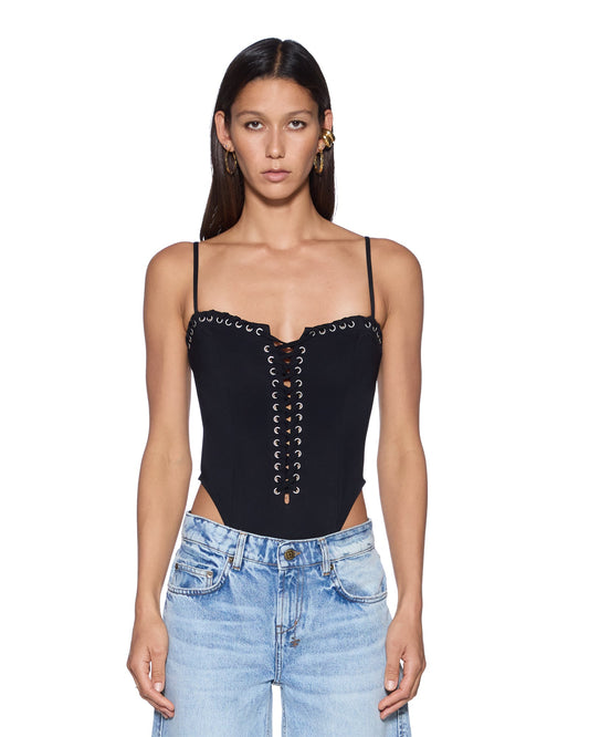 MINX BODYSUIT BLACK